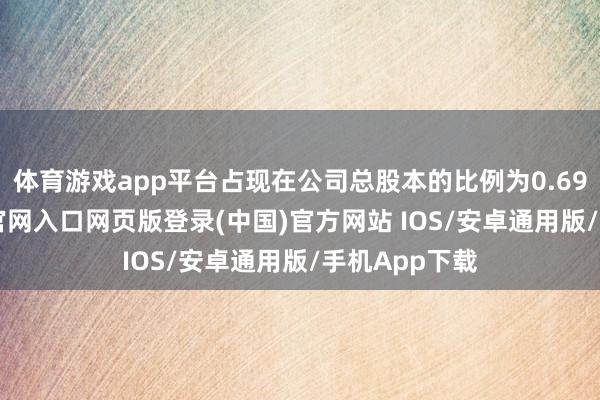 体育游戏app平台占现在公司总股本的比例为0.69%-开运app官网入口网页版登录(中国)官方网站 IOS/安卓通用版/手机App下载